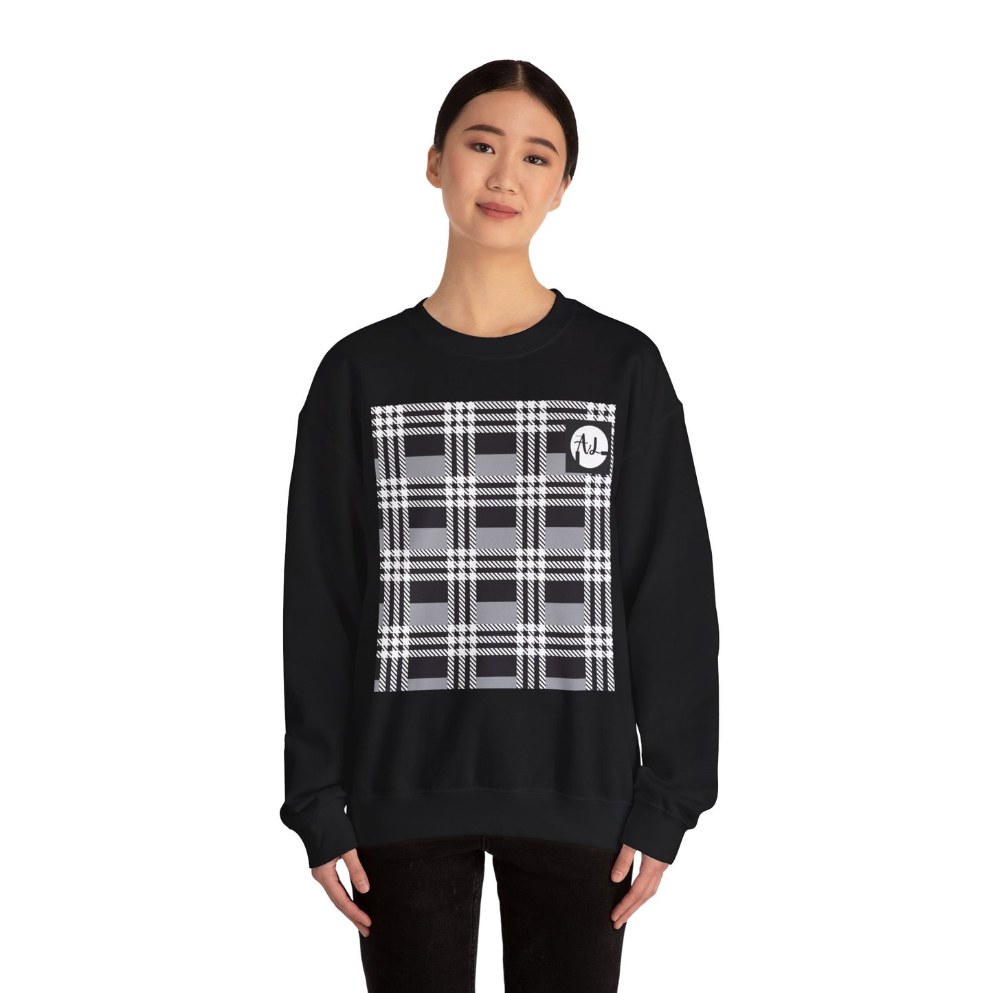 0. Women's Black pattern Sweatshirt