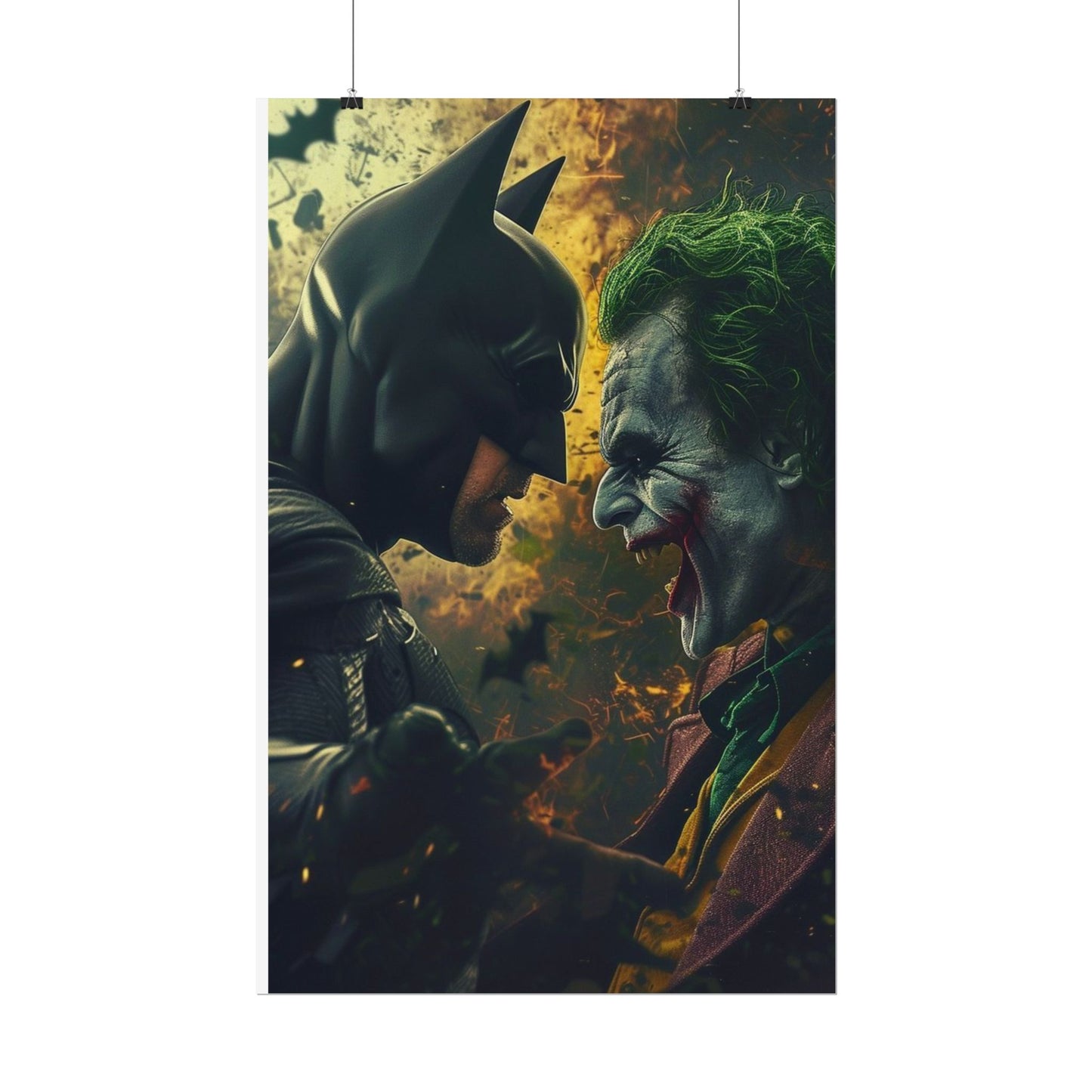 Batman vs Joker Rolled Poster