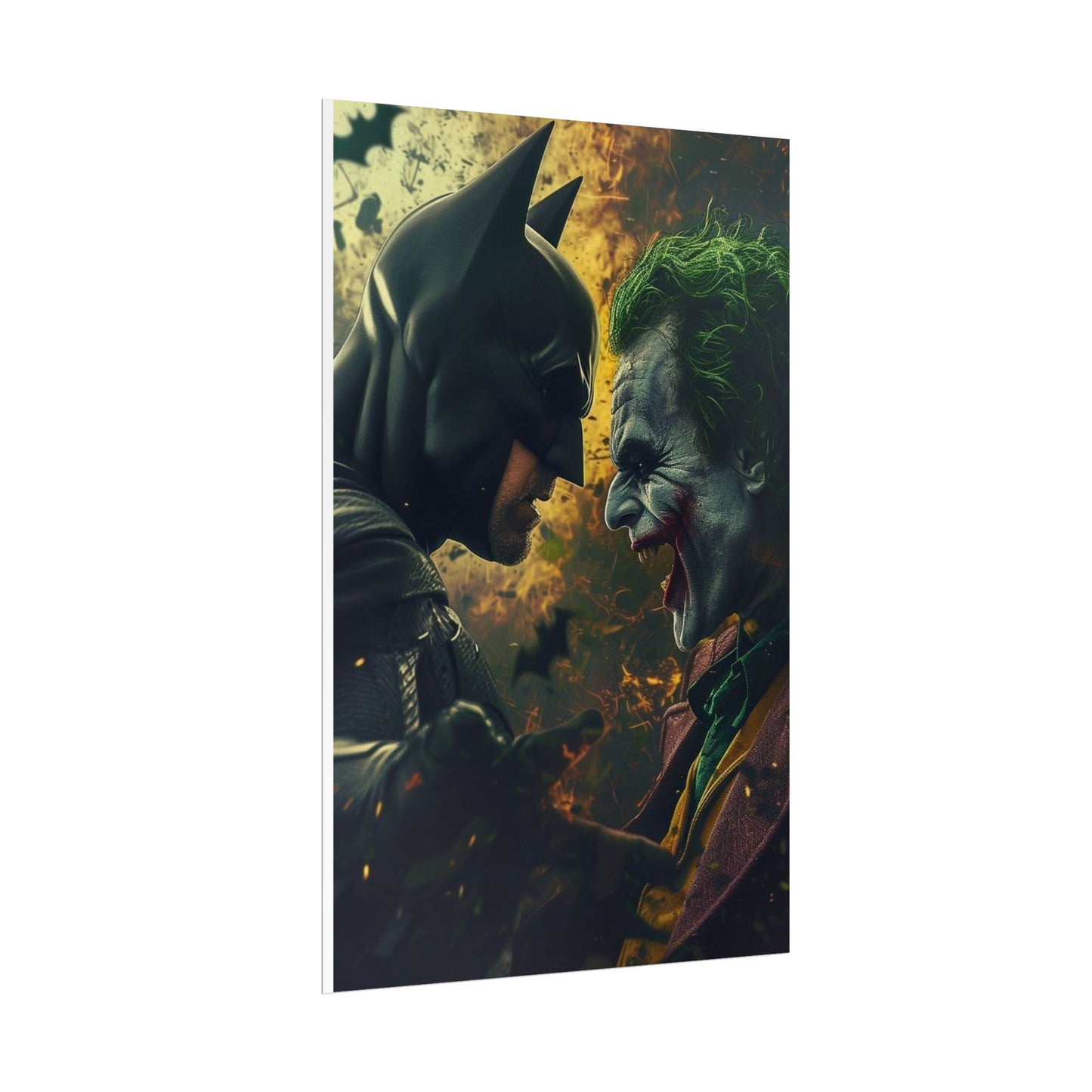 Batman vs Joker Rolled Poster