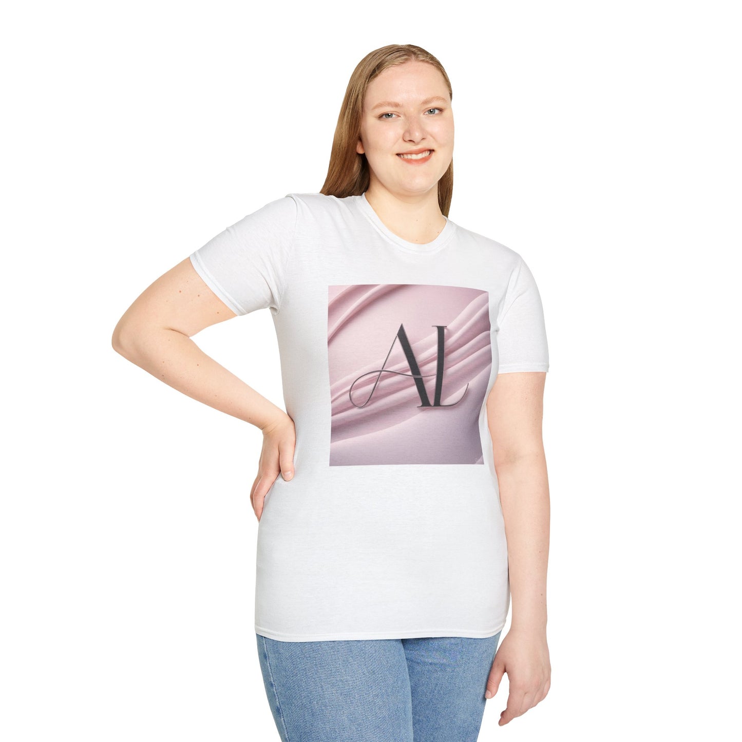 0. Stylish Women’s T-Shirt with AL Design, Perfect for Casual Wear, Gift Giving, Parties, and Daily Activities