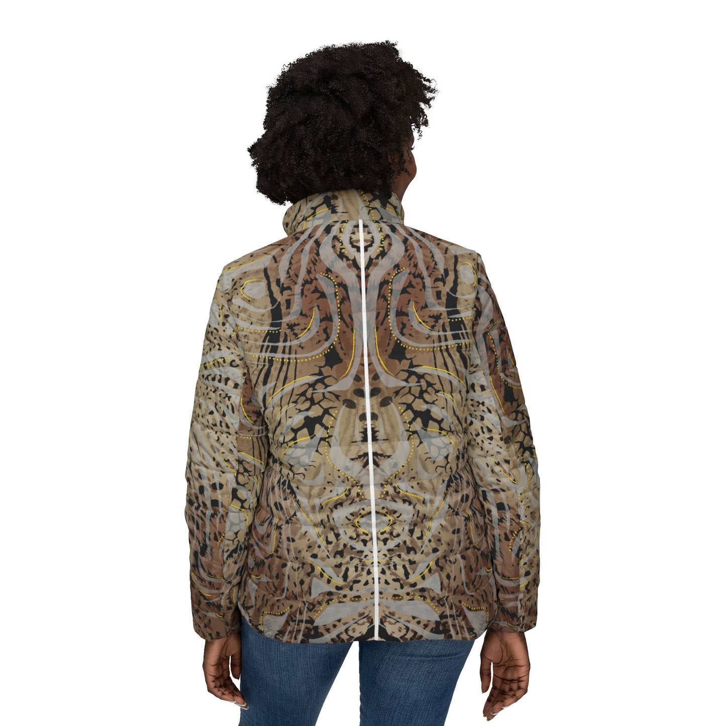 Women’s Puffer Jacket (AOP)