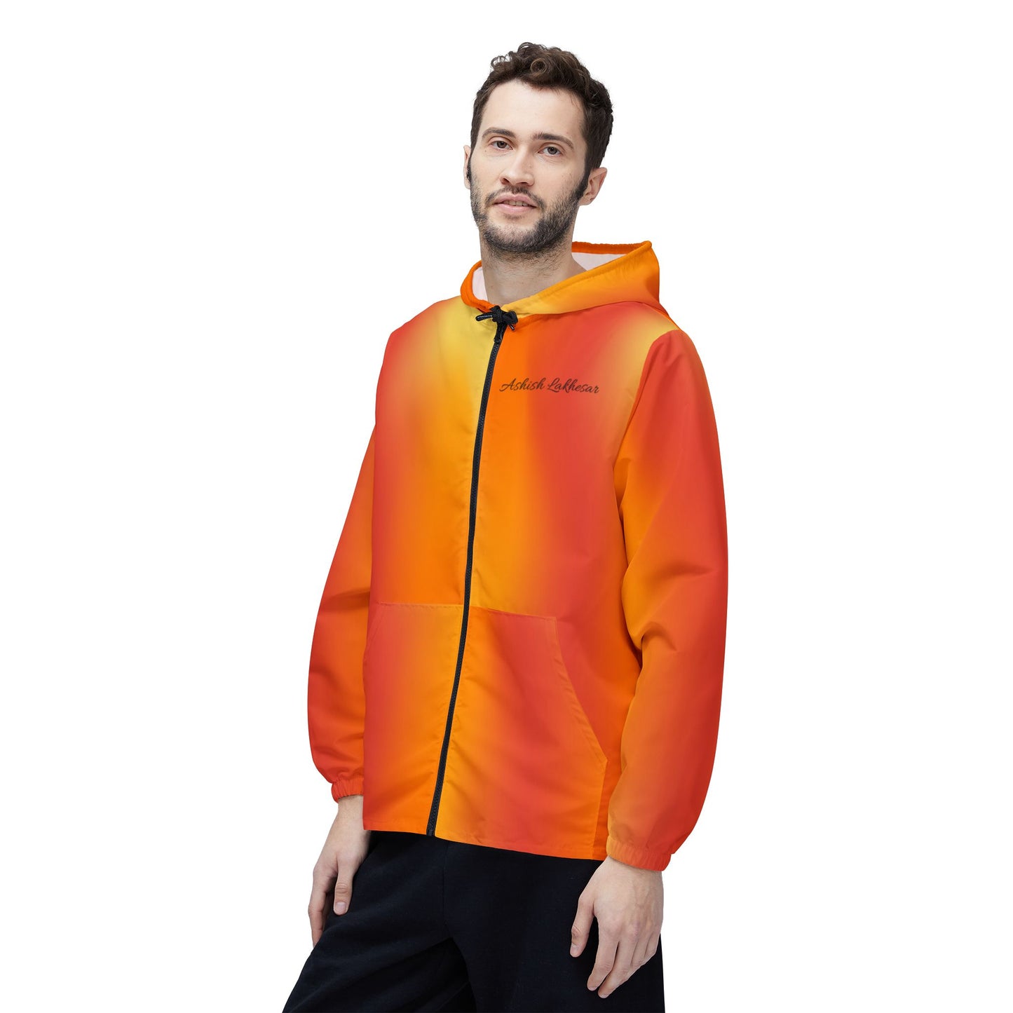 Windbreaker Jacket (AOP) Orange