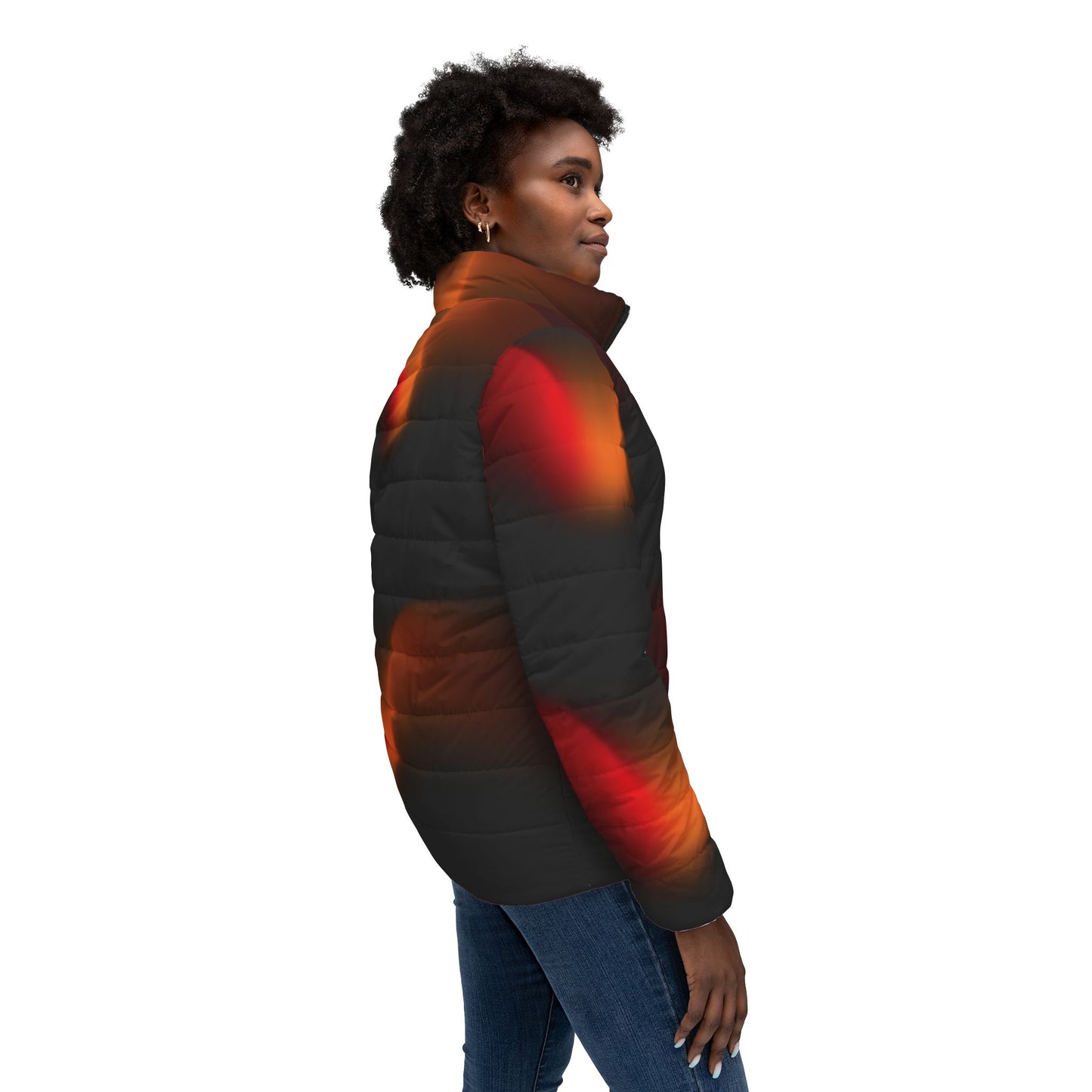 Women’s Puffer Jacket (AOP)