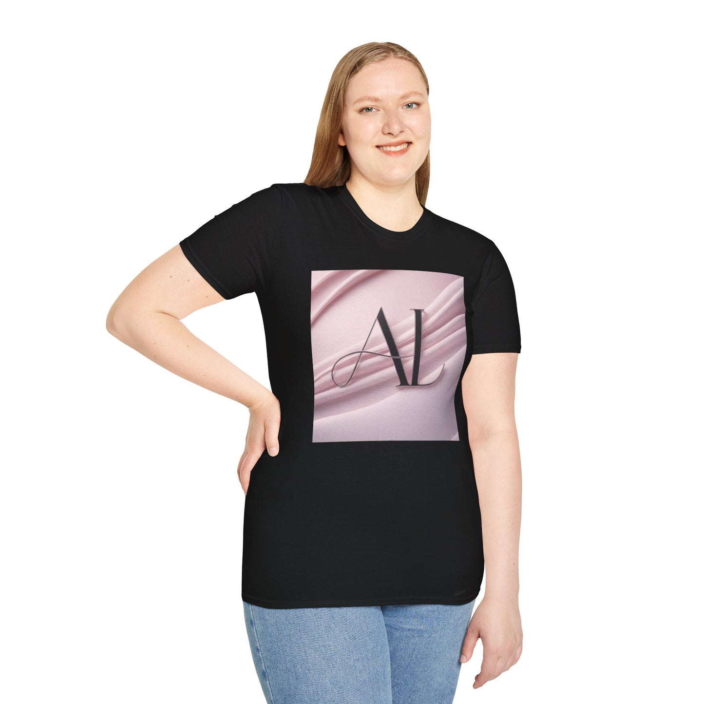 0. Stylish Women’s T-Shirt with AL Design, Perfect for Casual Wear, Gift Giving, Parties, and Daily Activities