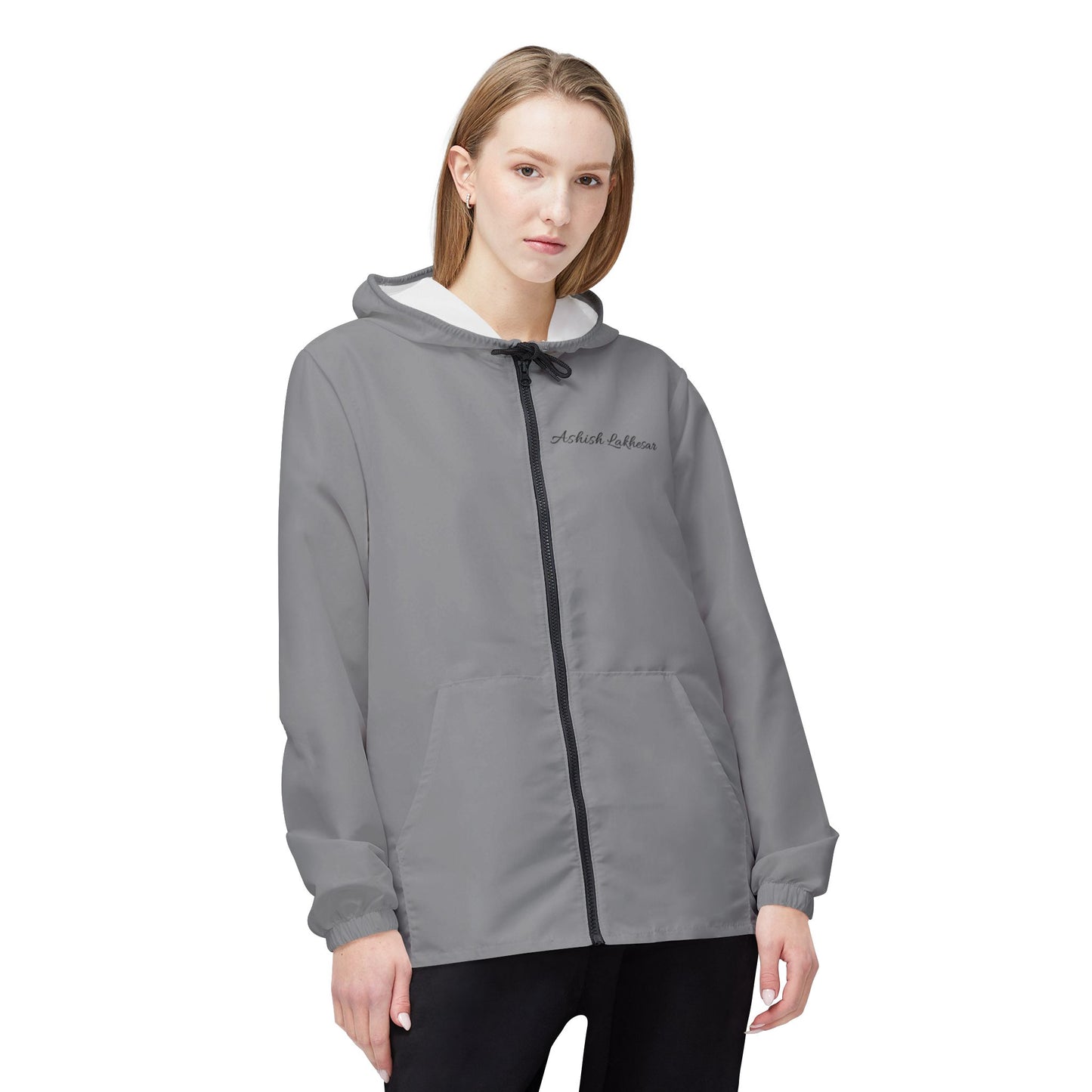 Windbreaker Jacket (AOP) Grey