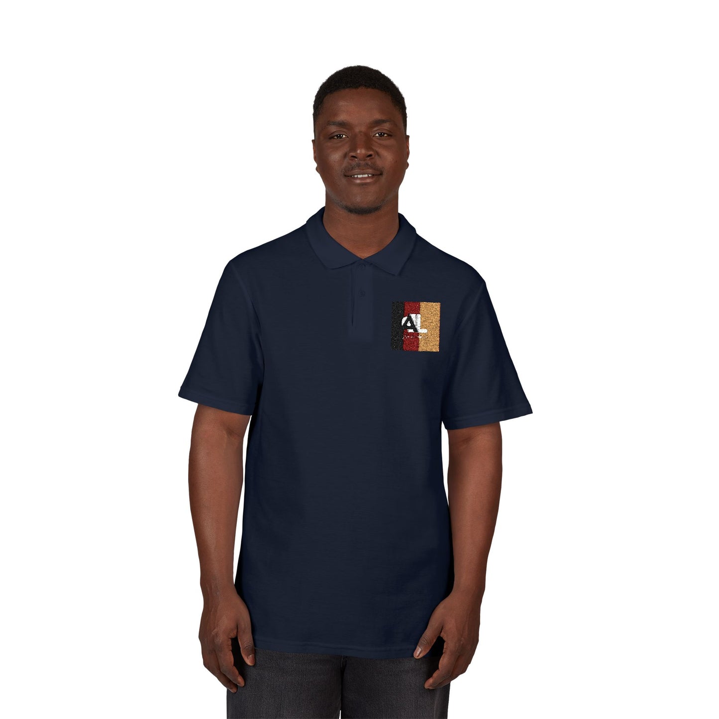 0. Men's Polo Shirt - Classic Embroidered Design