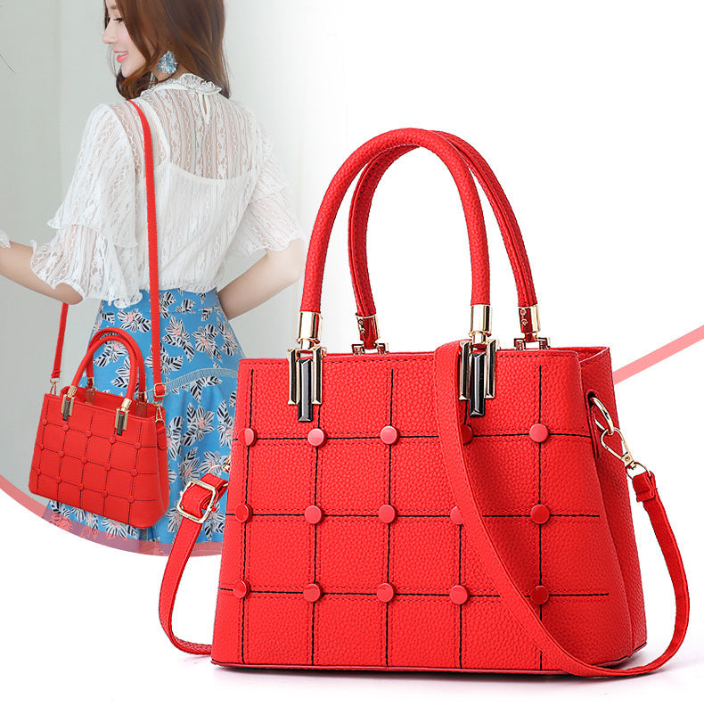 Handtasche Nietenhandtasche