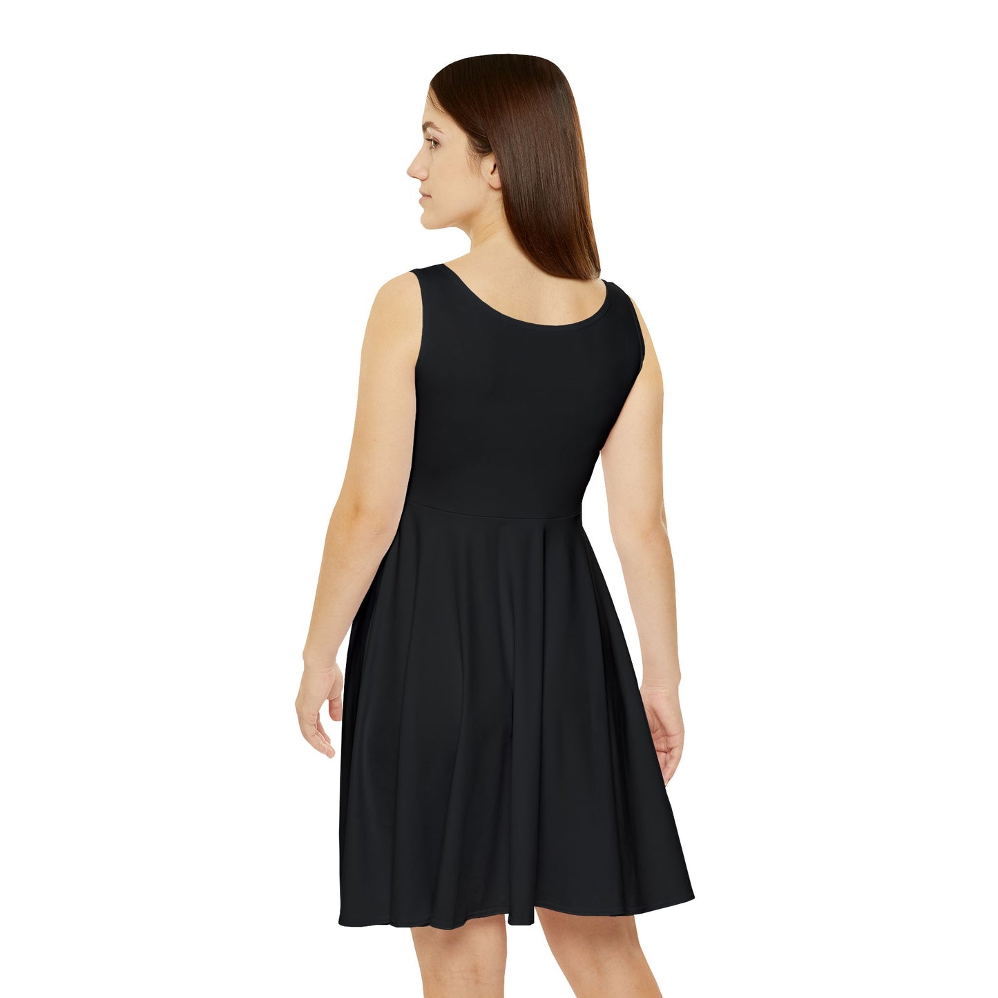 0.. Chic Women's Skater Dress, Flattering Summer Dress, Casual Everyday Wear, Stylish Party Outfit.
