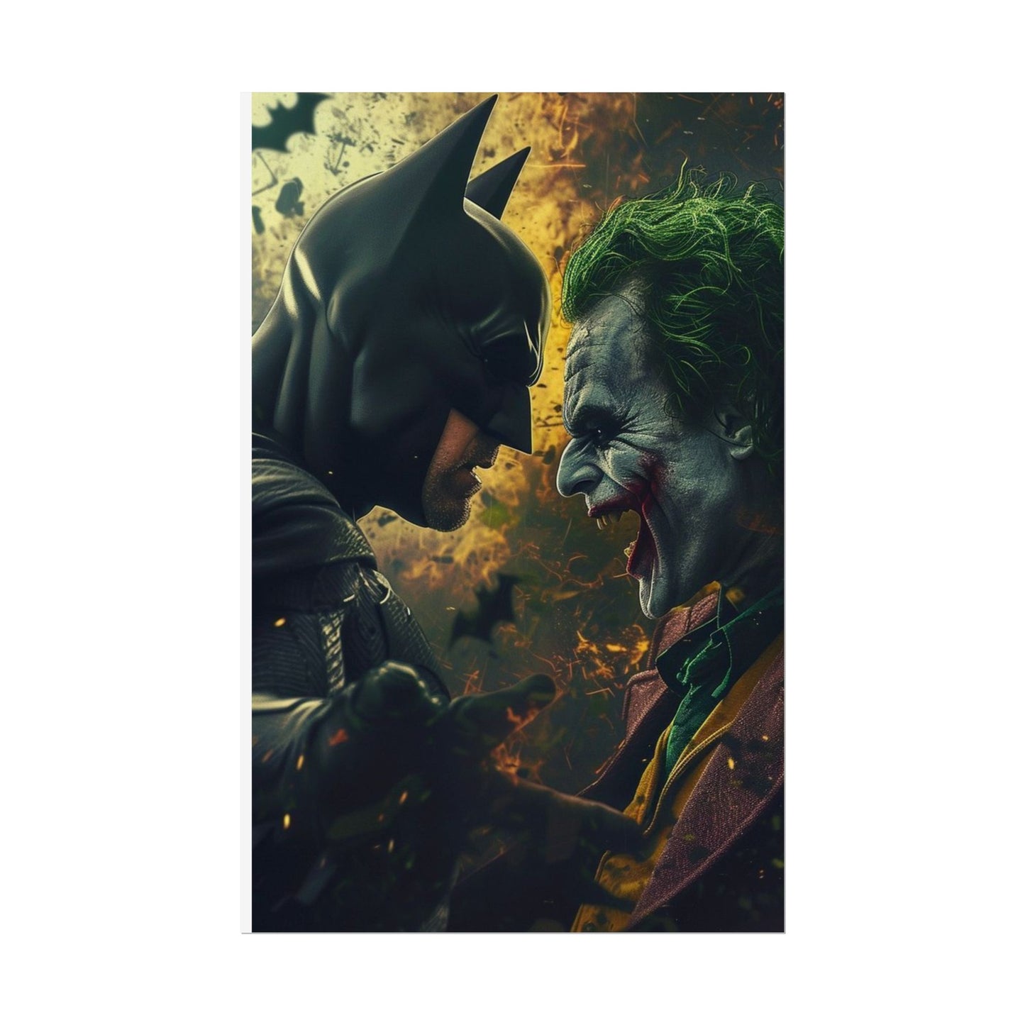 Batman vs Joker Rolled Poster