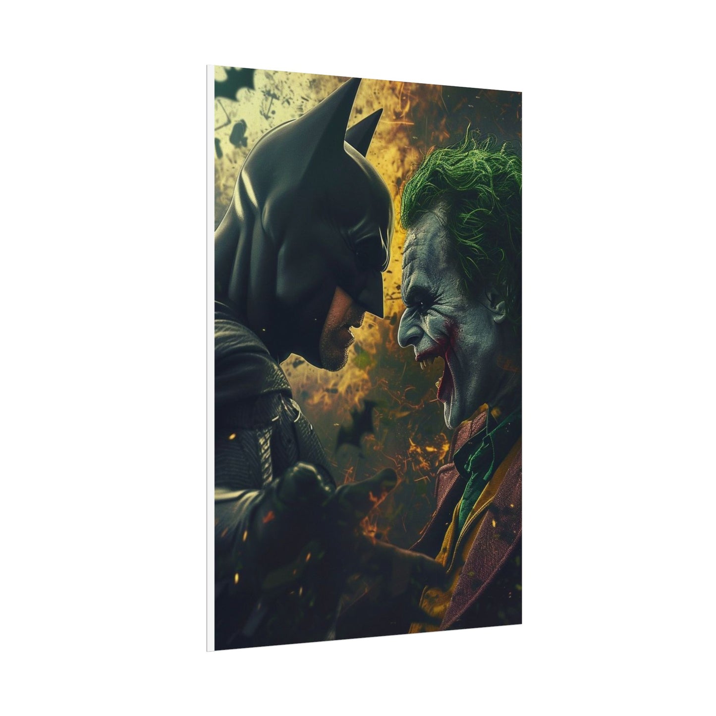 Batman vs Joker Rolled Poster