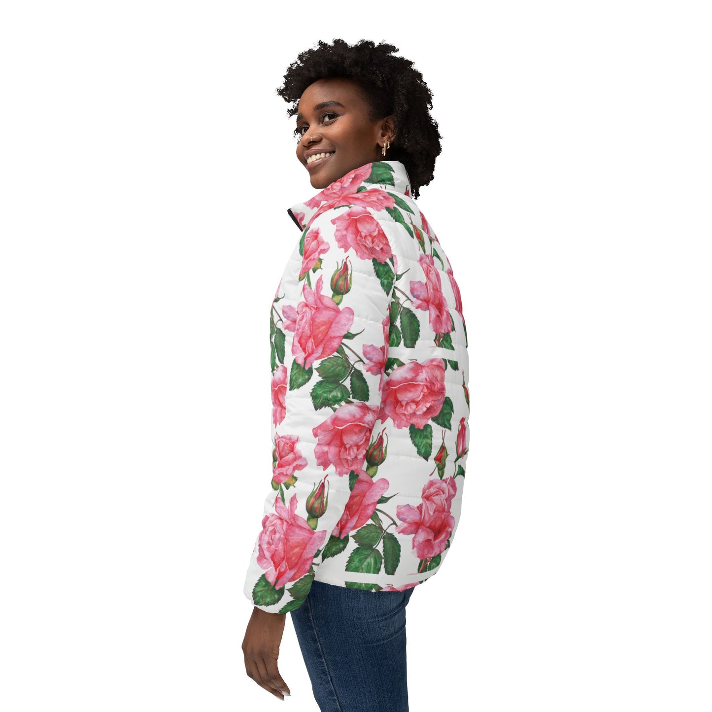 Women’s Puffer Jacket (AOP)