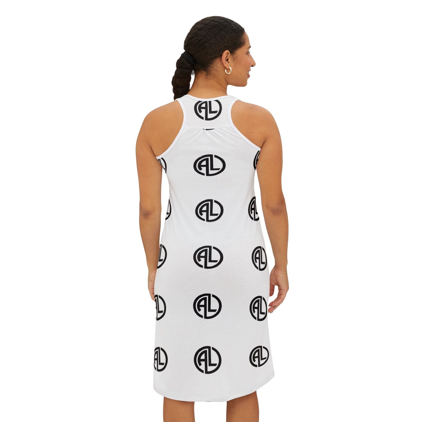 0. Chic Women's Racerback Dress, Stylish Summer Fashion, Casual Wear, Beach Cover-Up, Festival Outfit
