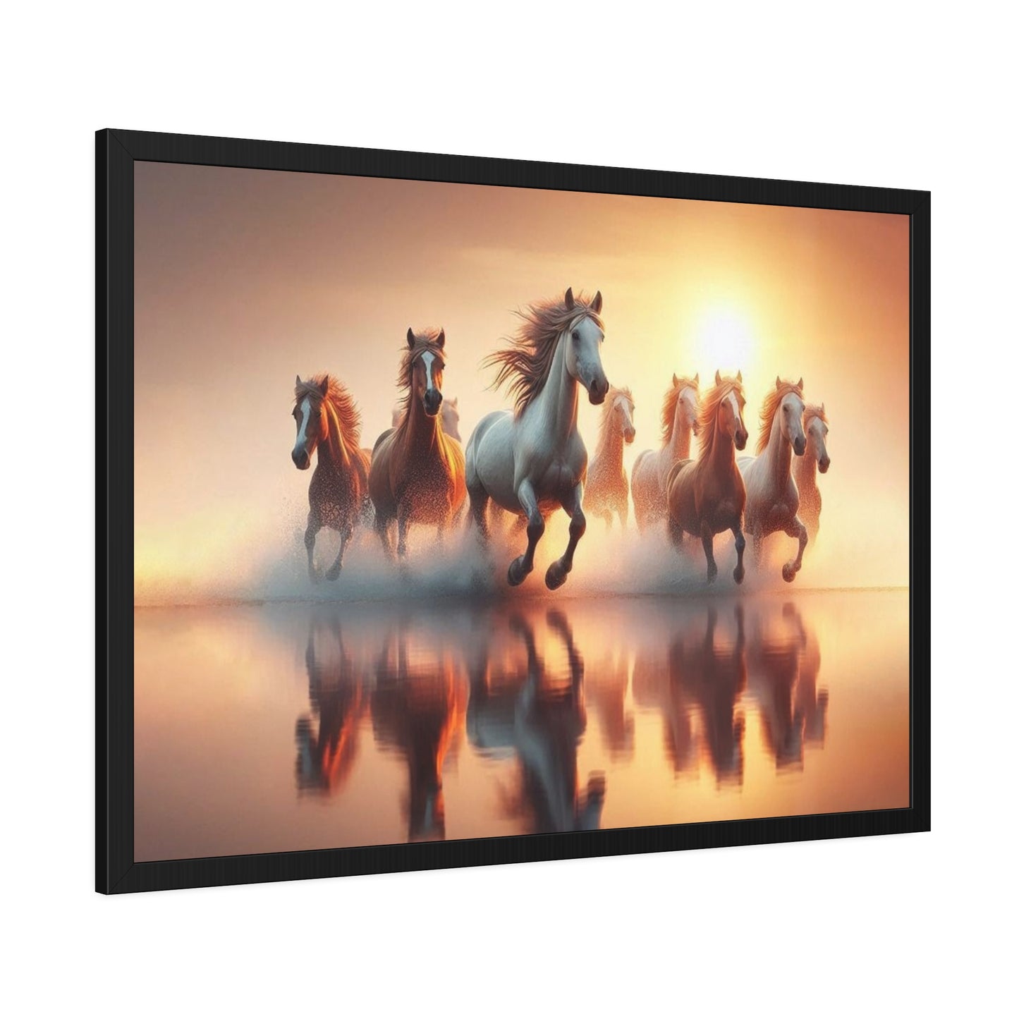 Horses Framed Paper Poster
