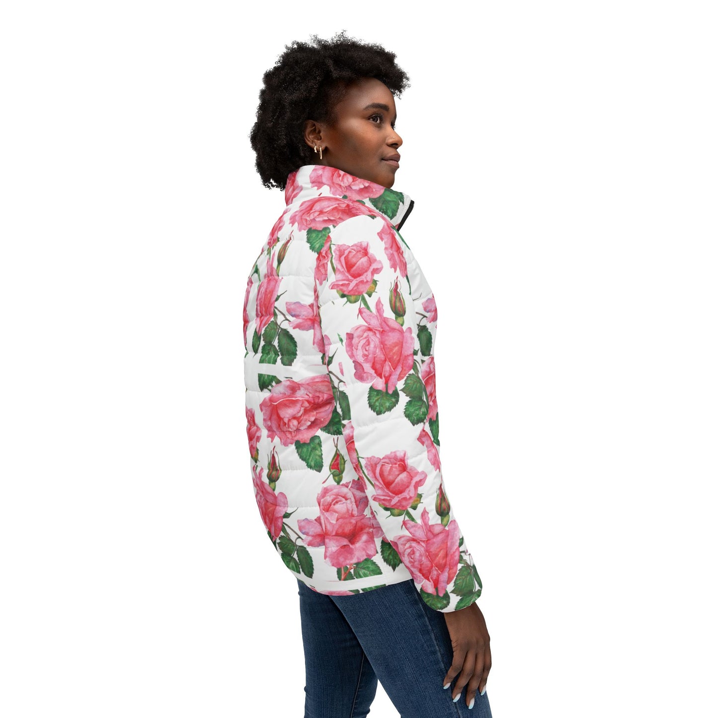 Women’s Puffer Jacket (AOP)