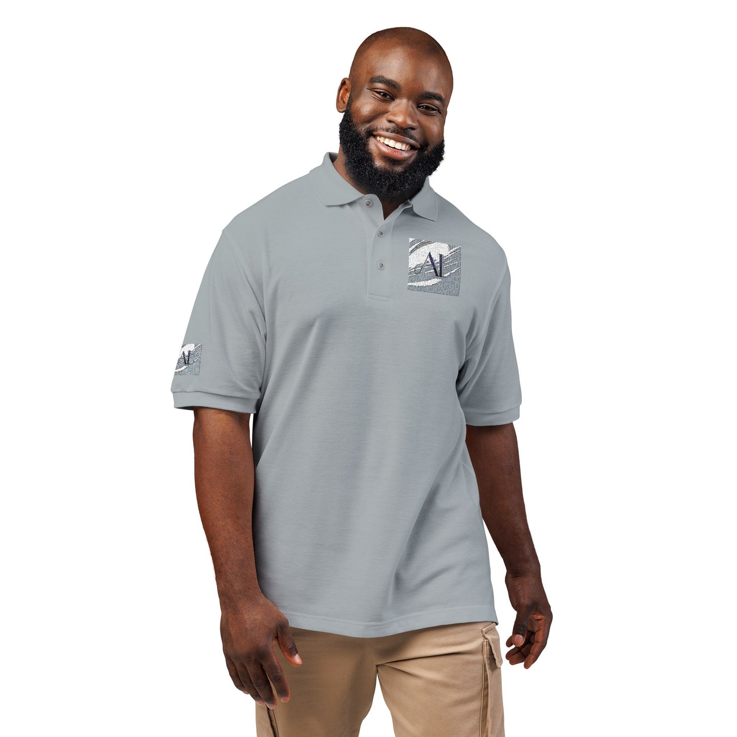 0. Men's Polo Shirt - Classic Embroidered Design