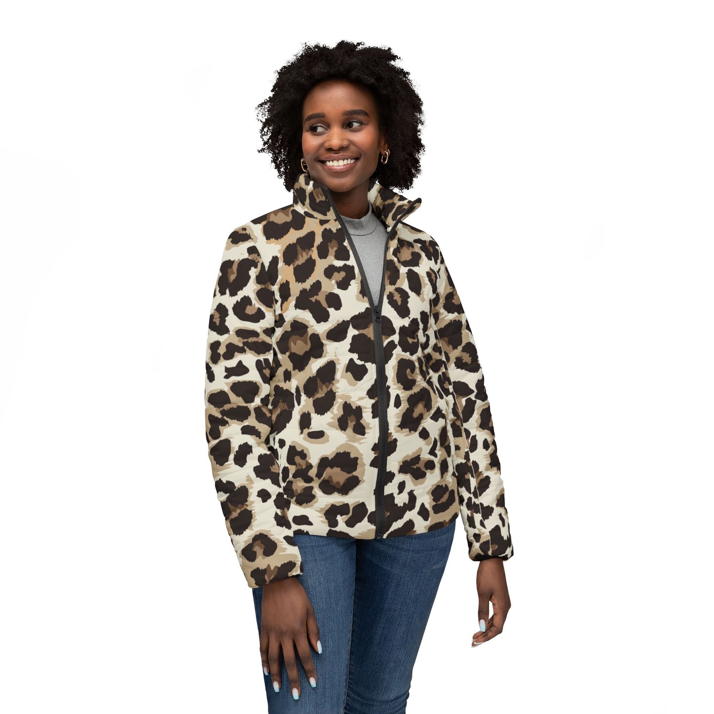 Women’s Puffer Jacket (AOP)