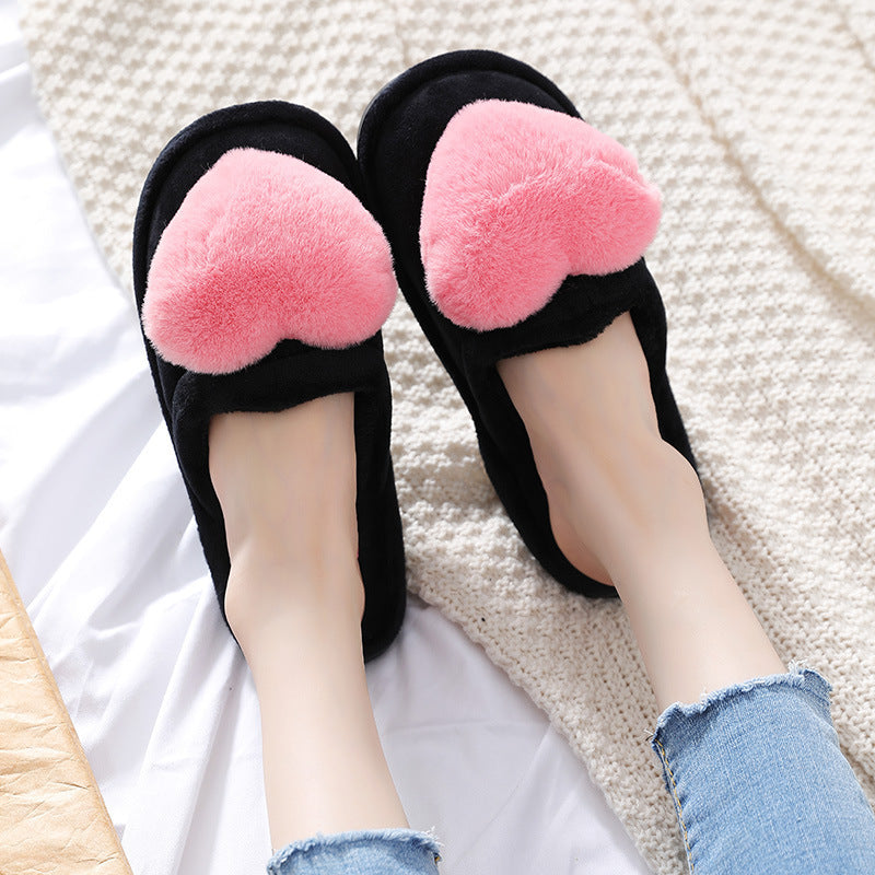 Cute and Cozy Fluffy Winter Slippers – Warm Home Shoes for Valentine’s Day