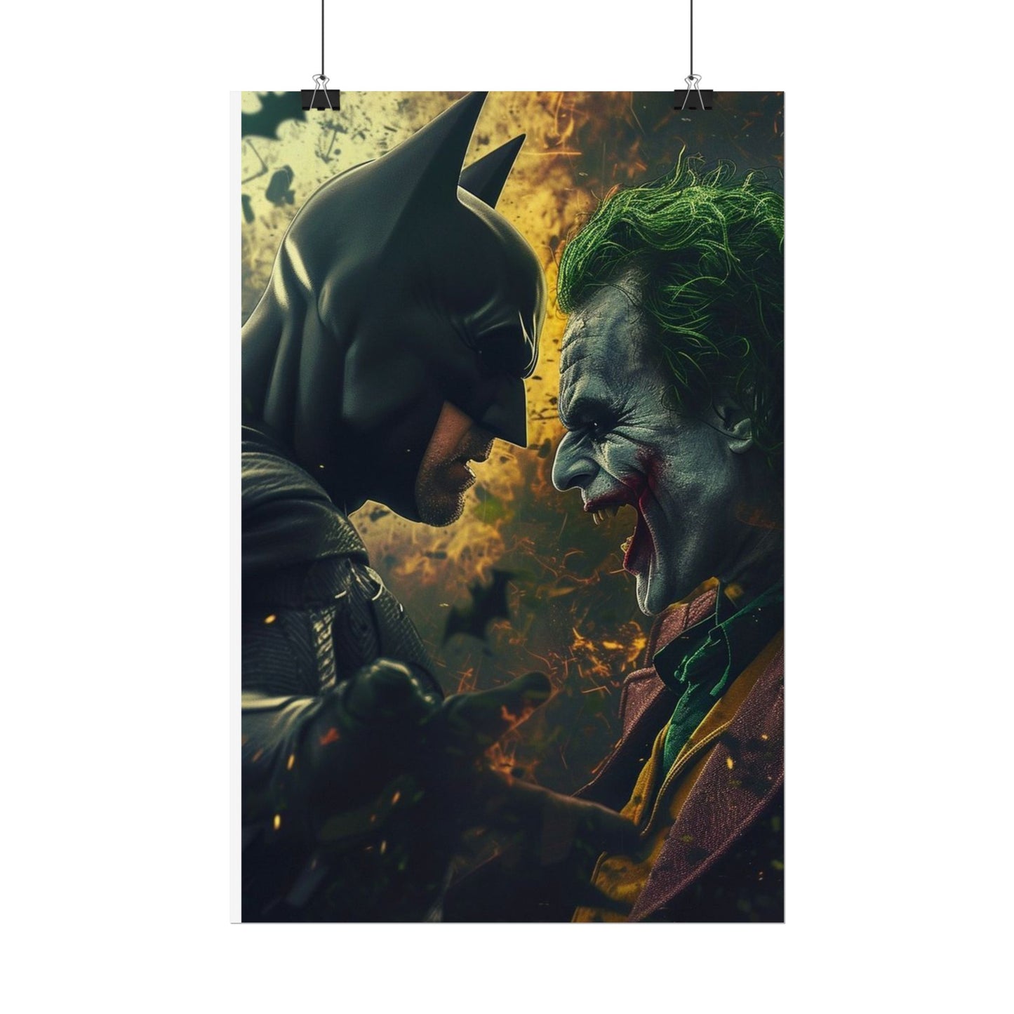 Batman vs Joker Rolled Poster