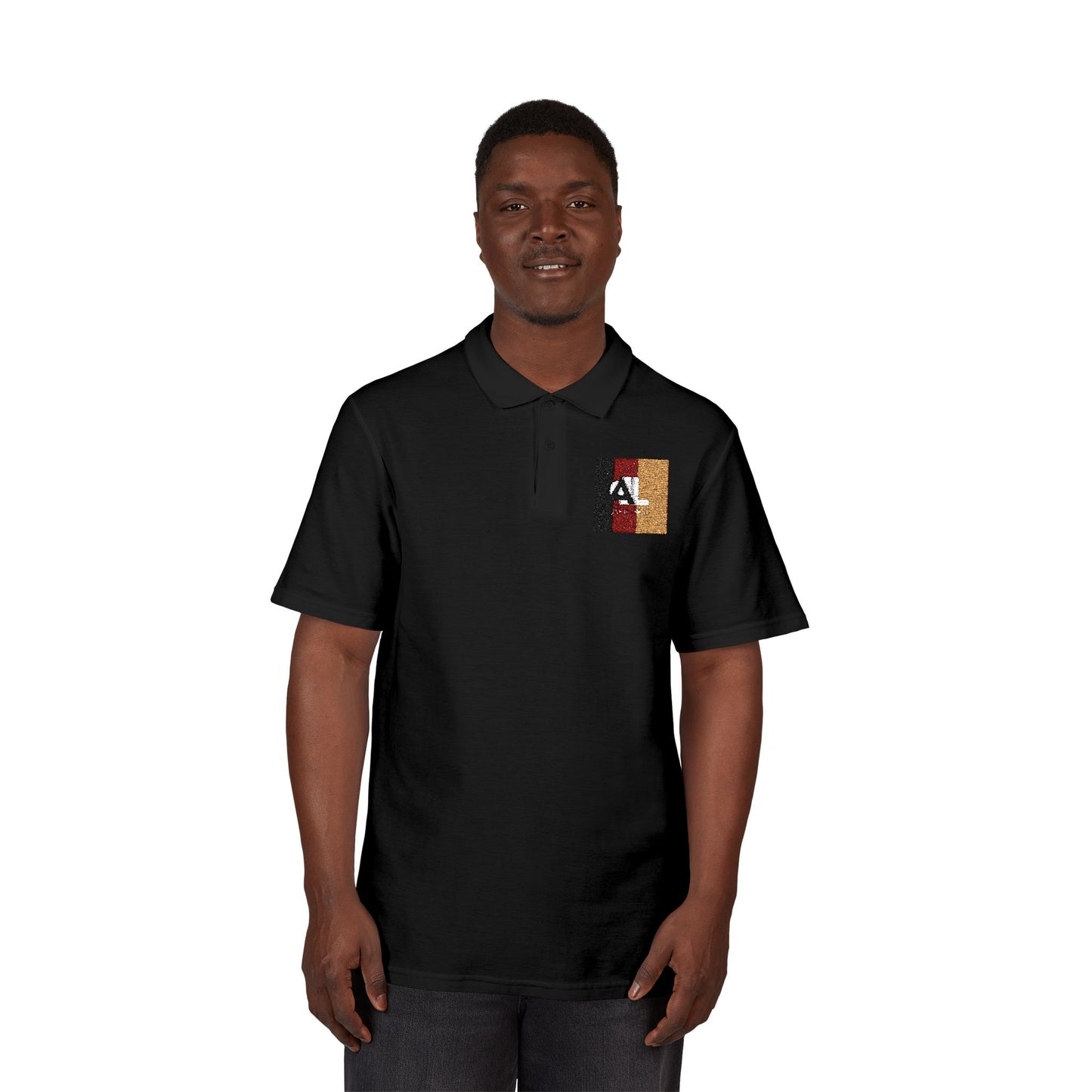 0. Men's Polo Shirt - Classic Embroidered Design