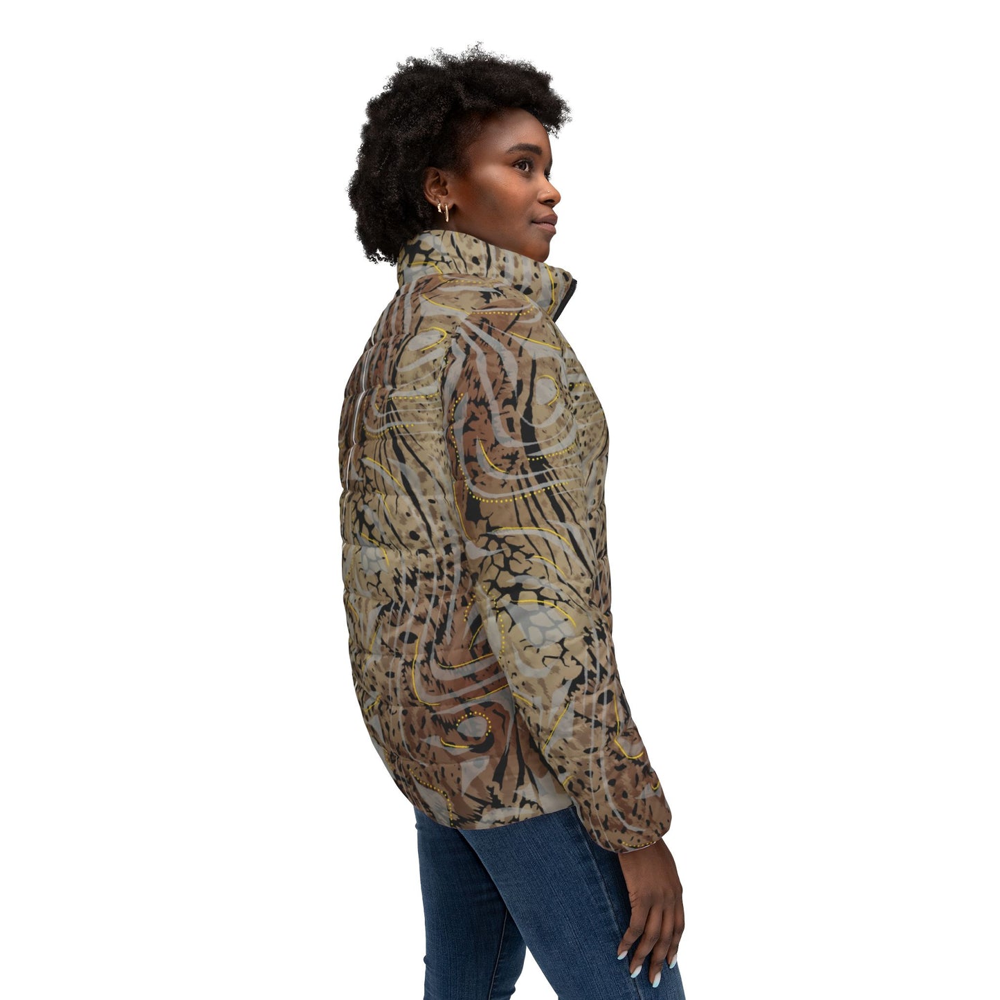 Women’s Puffer Jacket (AOP)