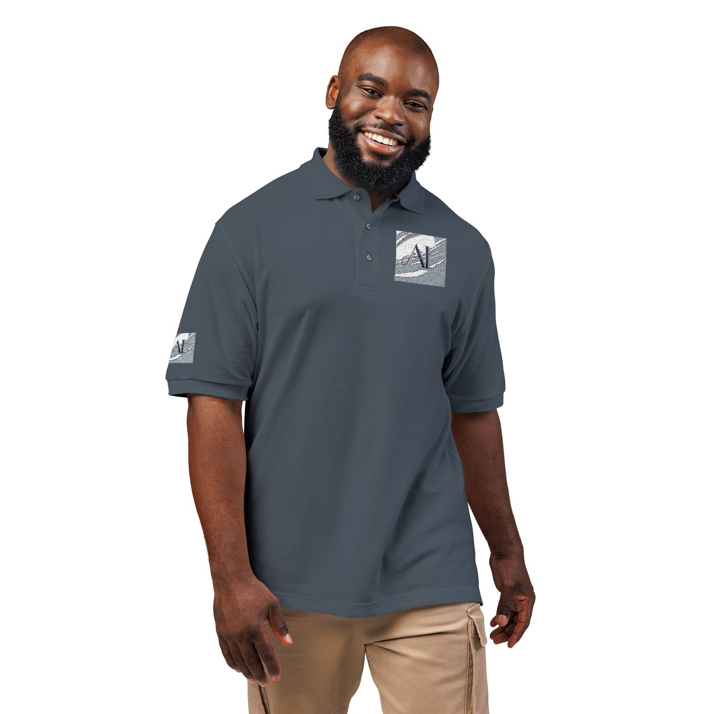 0. Men's Polo Shirt - Classic Embroidered Design