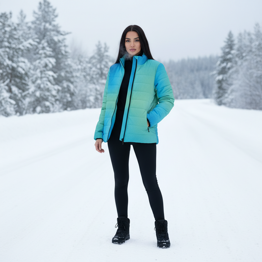 Women’s Puffer Jacket (AOP)