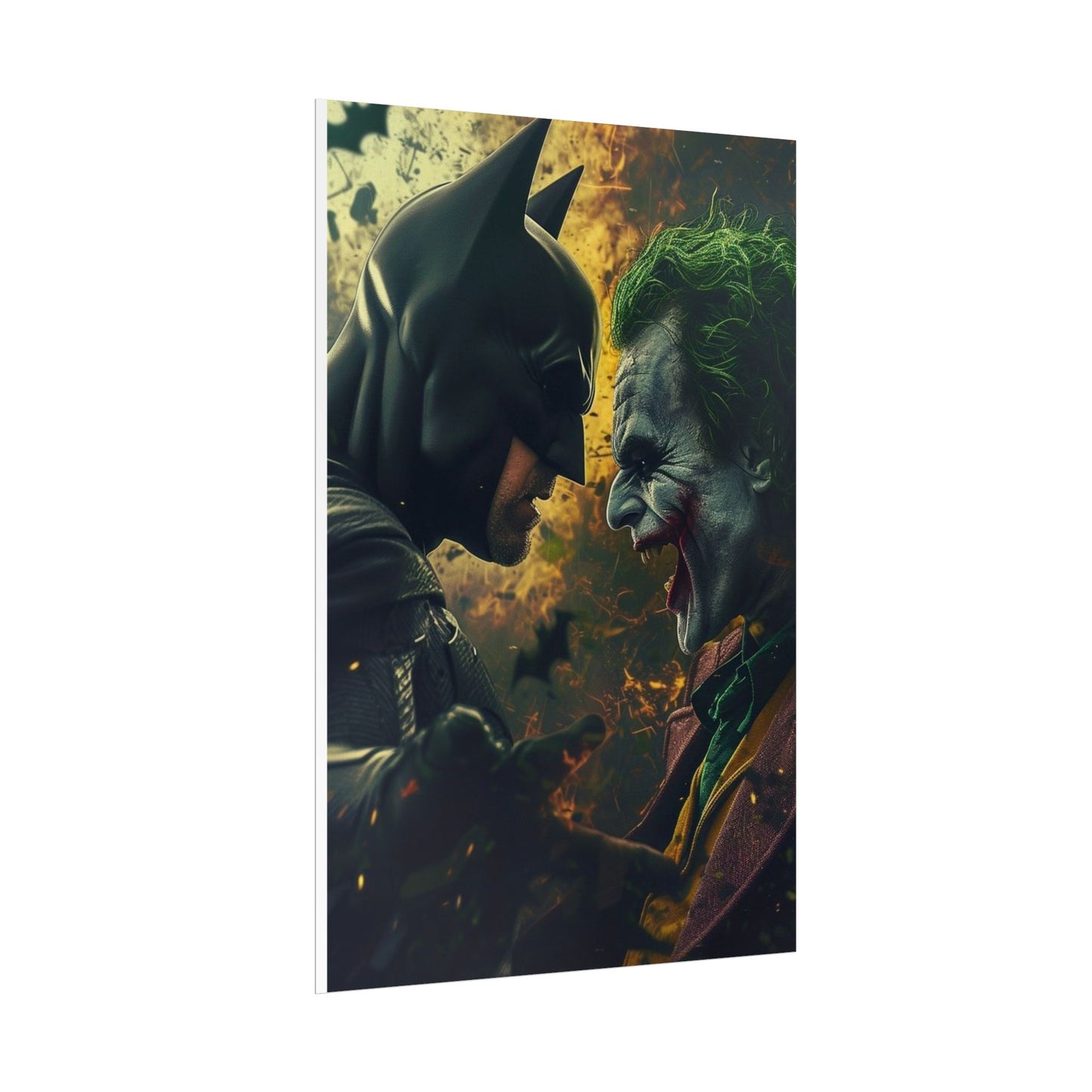 Batman vs Joker Rolled Poster