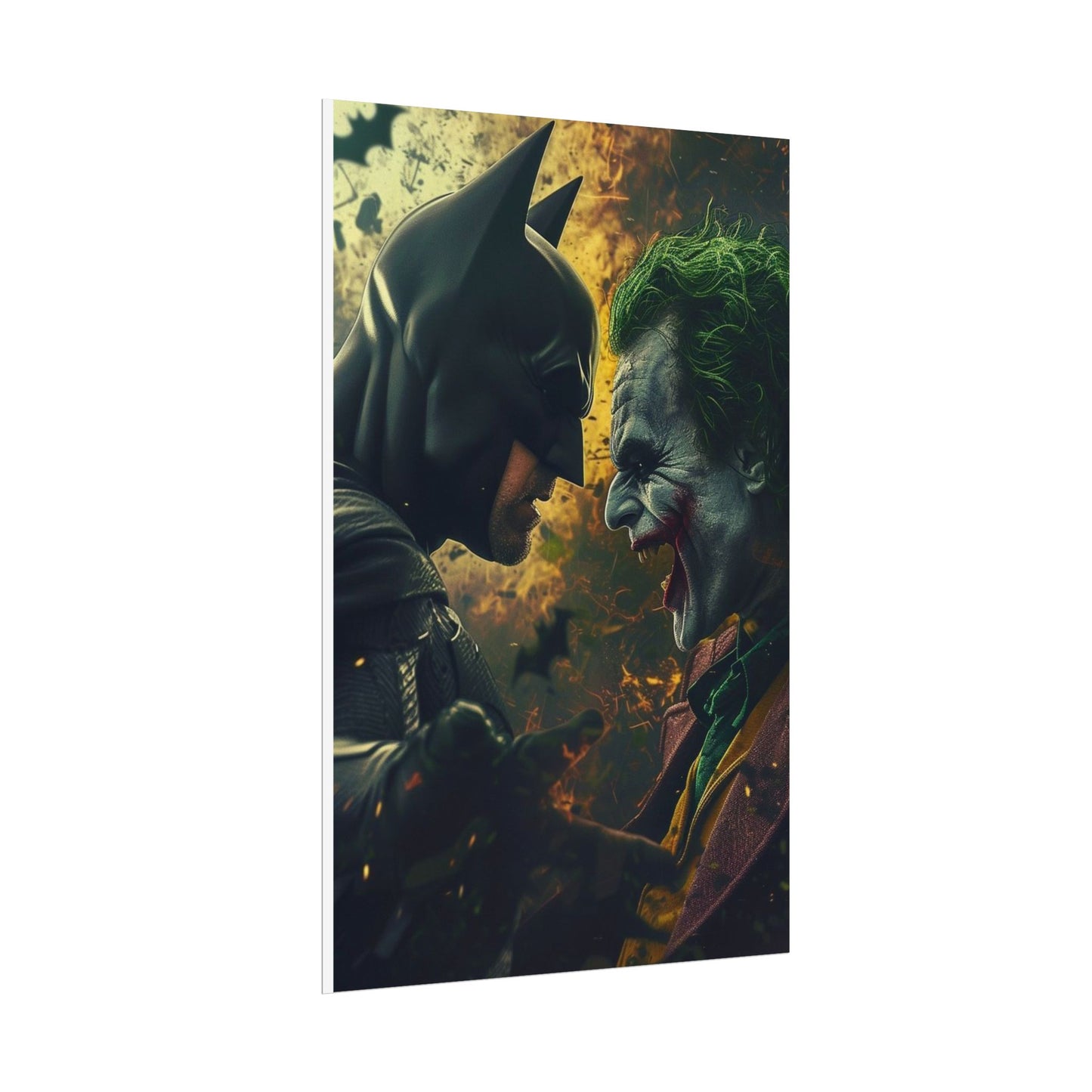 Batman vs Joker Rolled Poster