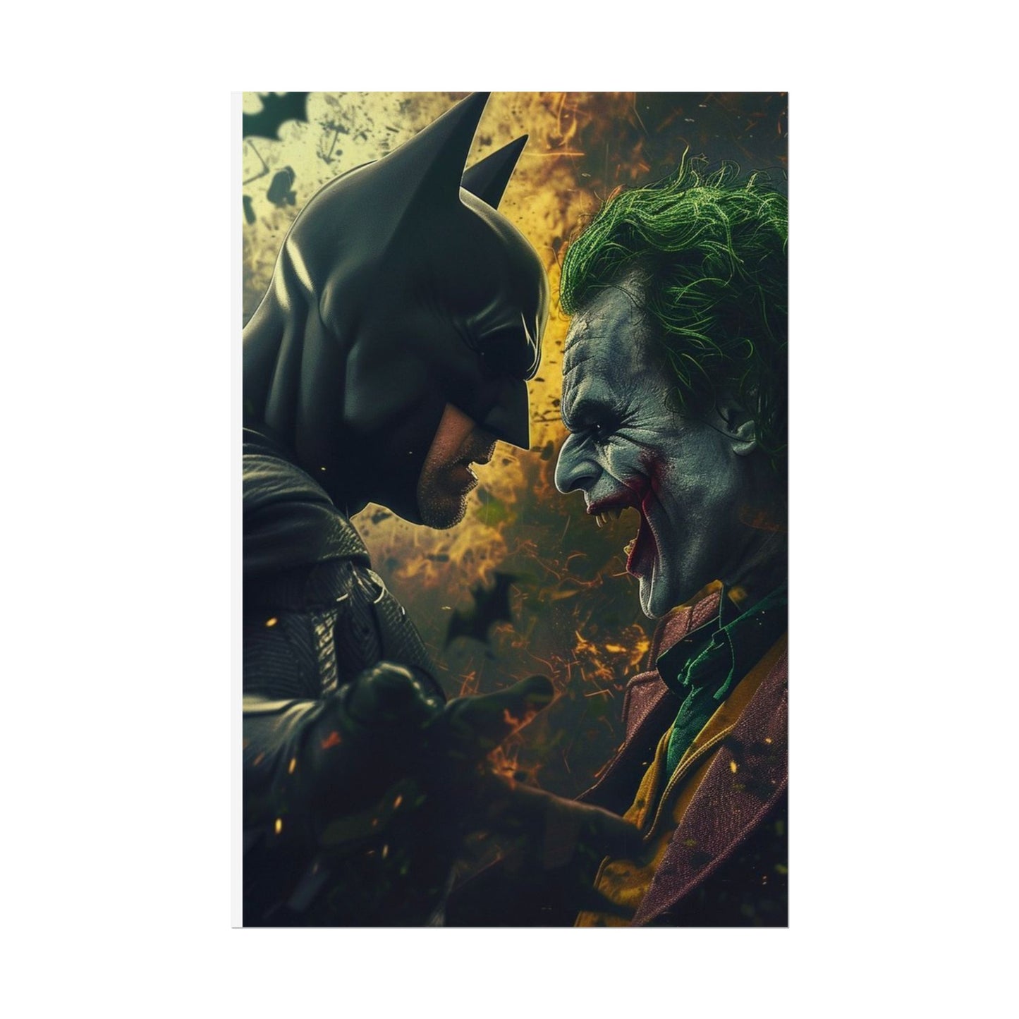 Batman vs Joker Rolled Poster