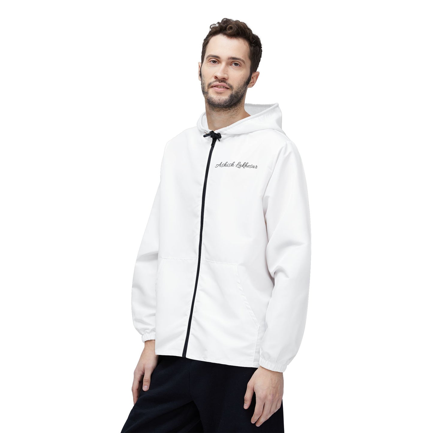 1. Windbreaker Jacket (AOP) White