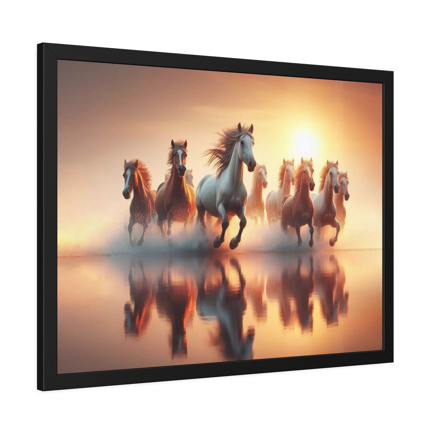 Horses Framed Paper Poster