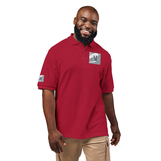 0. Men's Polo Shirt - Classic Embroidered Design