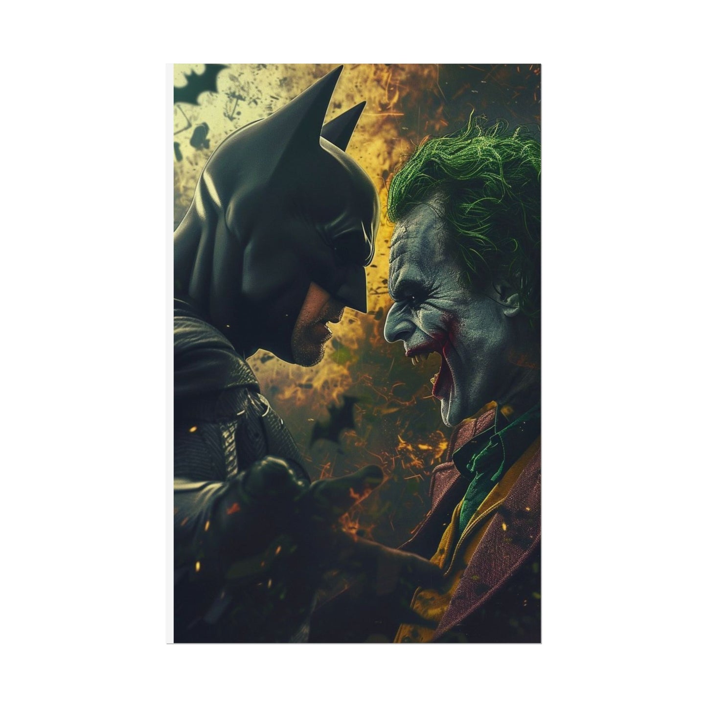 Batman vs Joker Rolled Poster