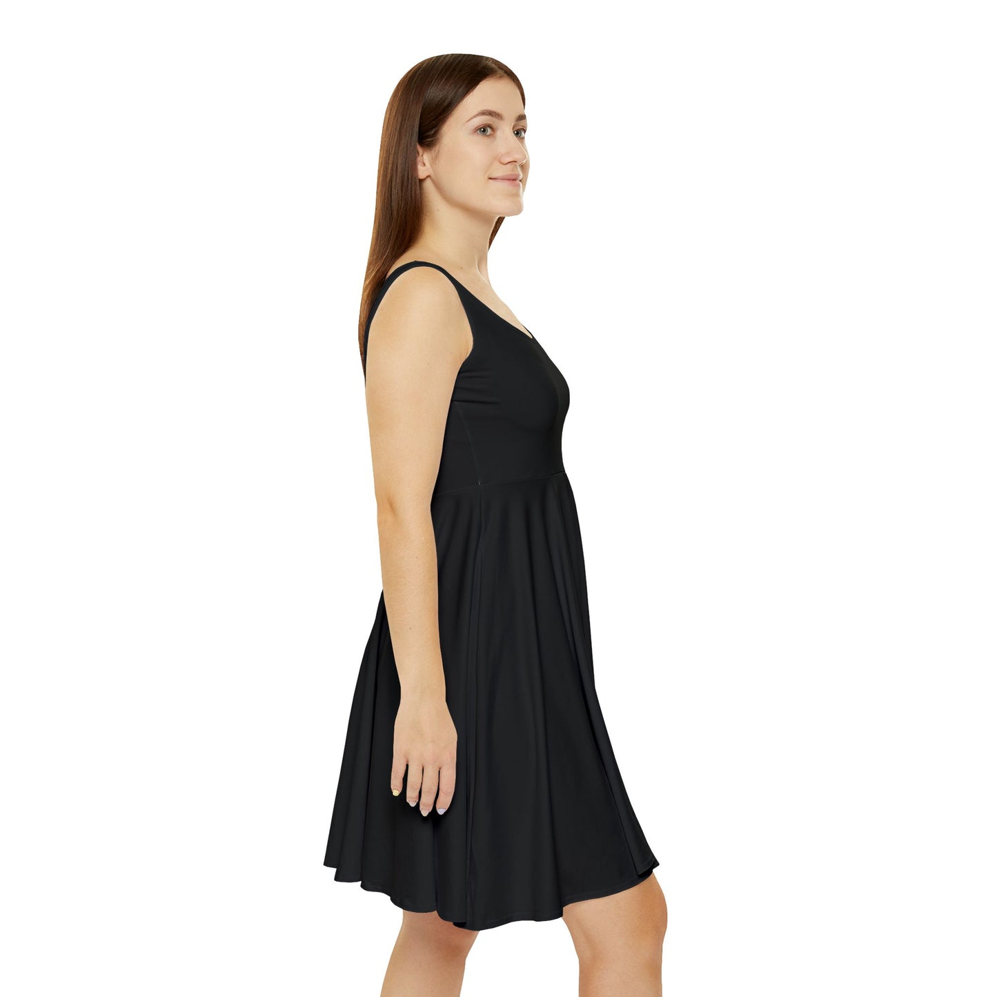 0.. Chic Women's Skater Dress, Flattering Summer Dress, Casual Everyday Wear, Stylish Party Outfit.