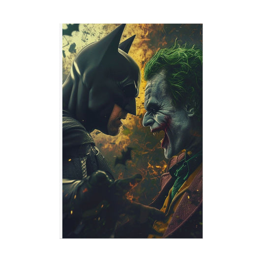 Batman vs Joker Rolled Poster