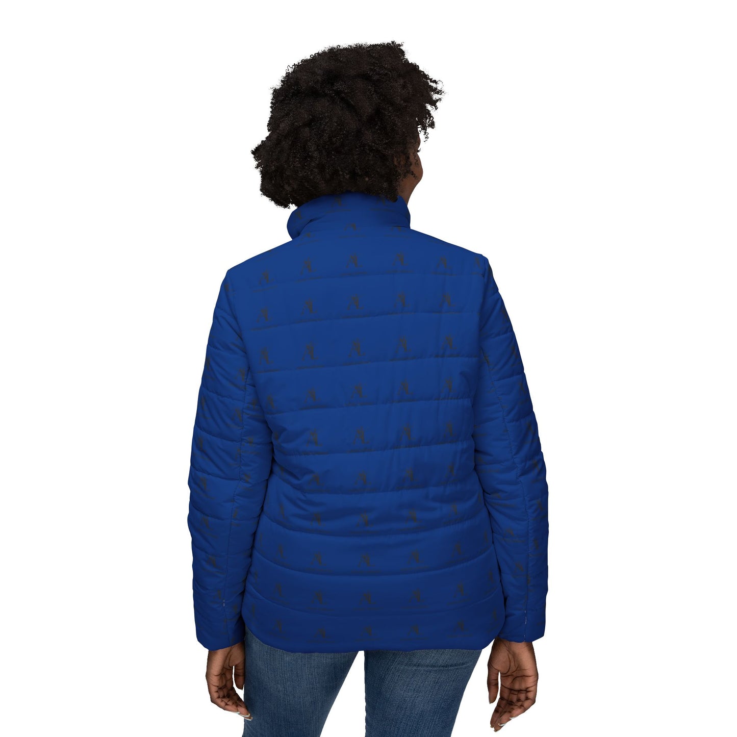 Stylish Women’s All-Over Print Puffer Jacket | Warm & Trendy Outerwear