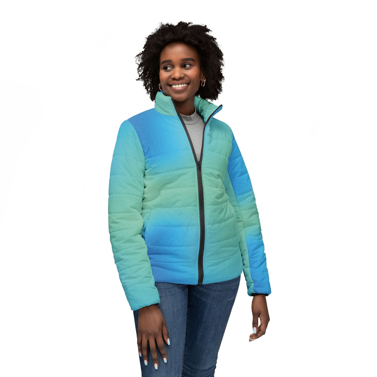 Women’s Puffer Jacket (AOP)