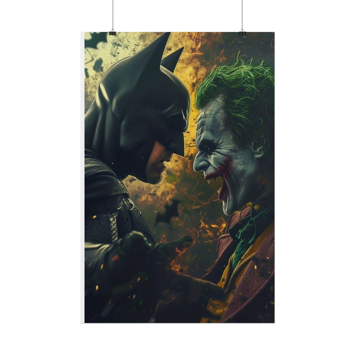 Batman vs Joker Rolled Poster
