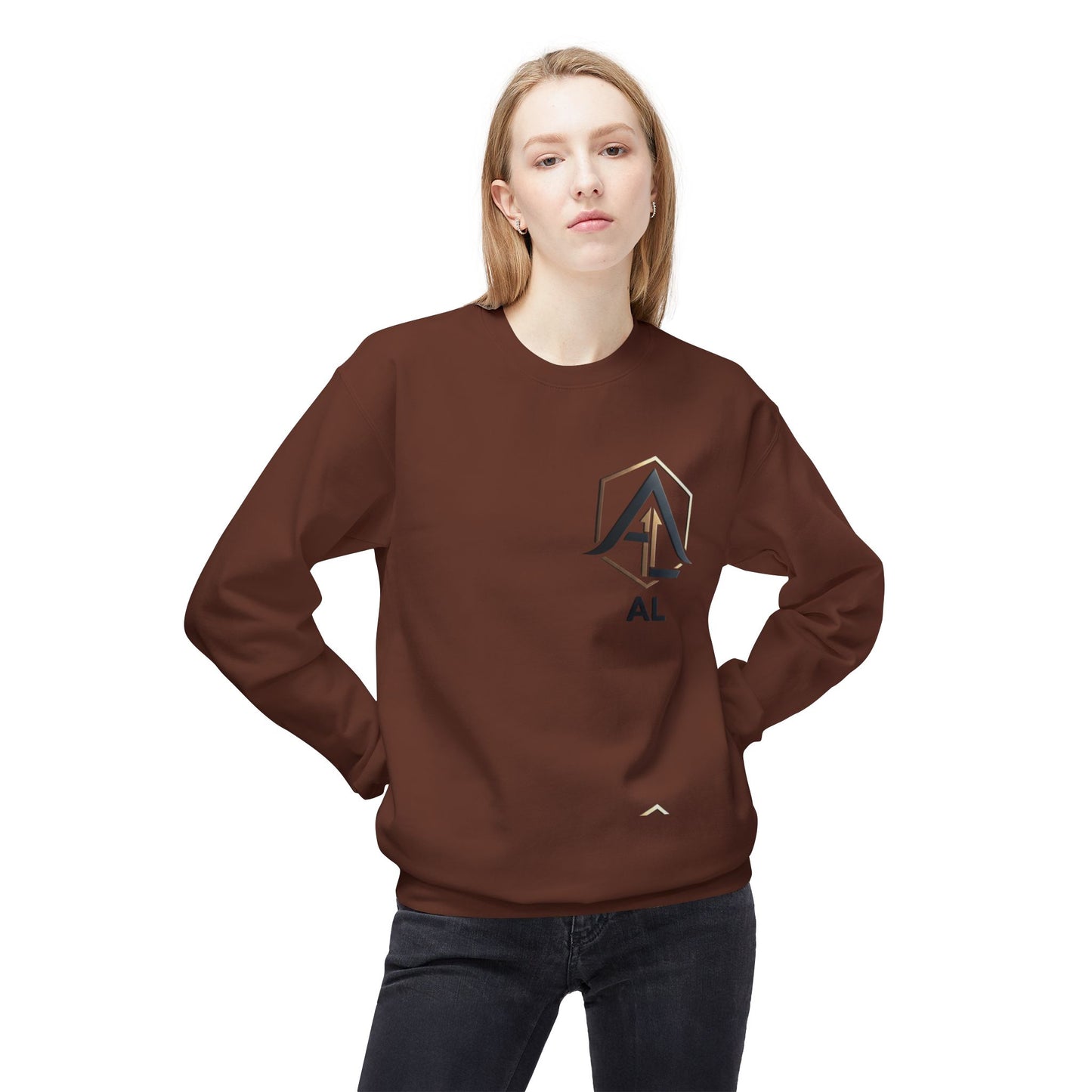1. AL Monogram Crewneck Sweatshirt — Women's Monogram Fleece
