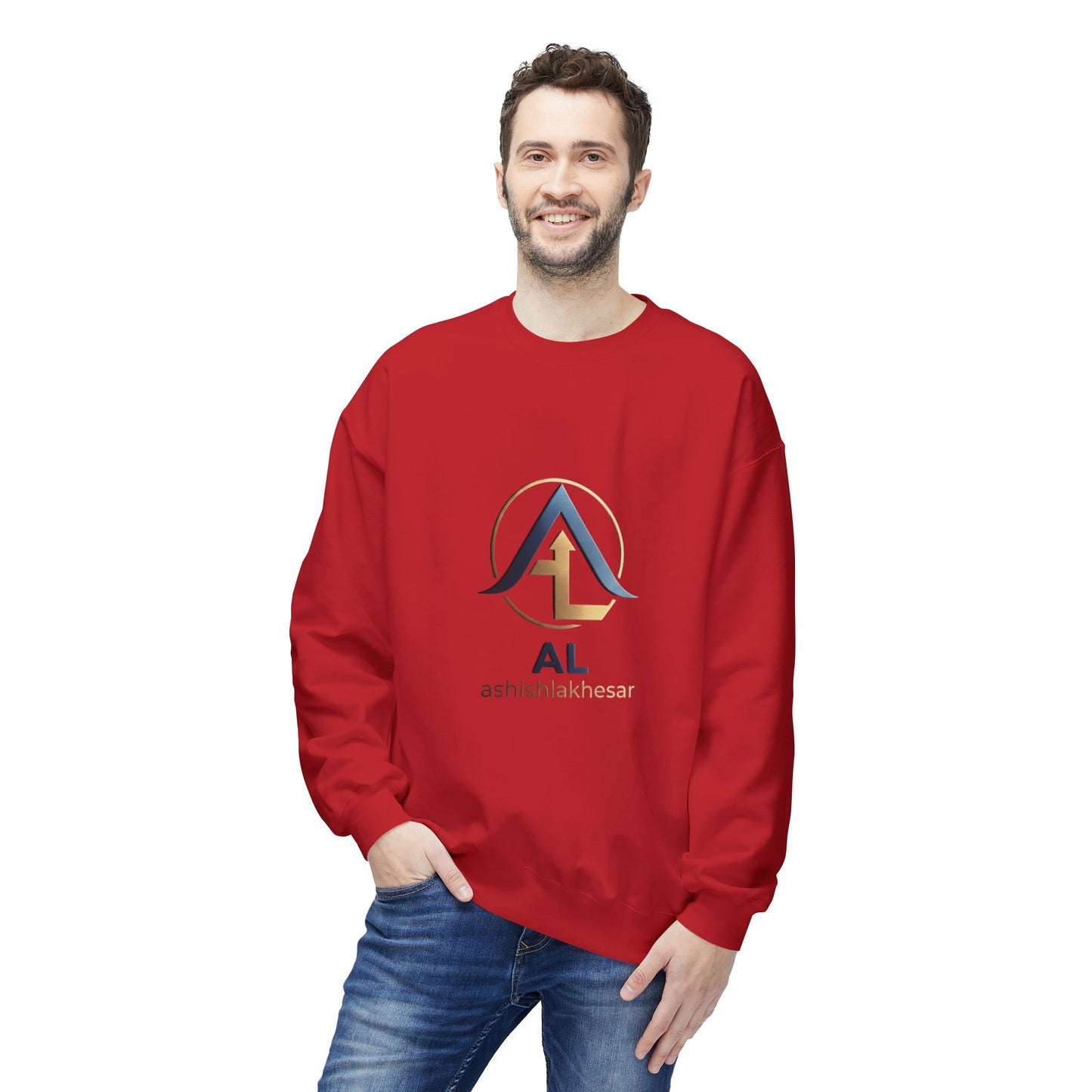 1. AL Monogram Crewneck Sweatshirt — Monogrammed AL Fleece Pullover