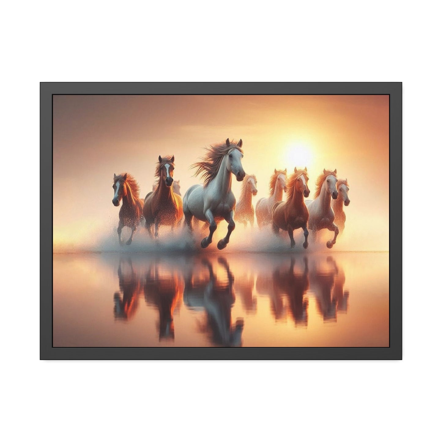 Horses Framed Paper Poster