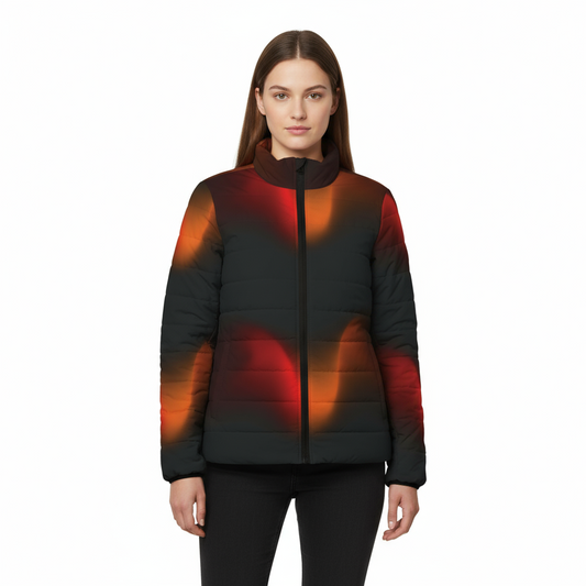 Women’s Puffer Jacket (AOP)