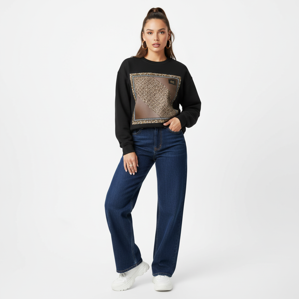 0. Women's Sweatshirt - Heavy Blend™ Crewneck Sweatshirt